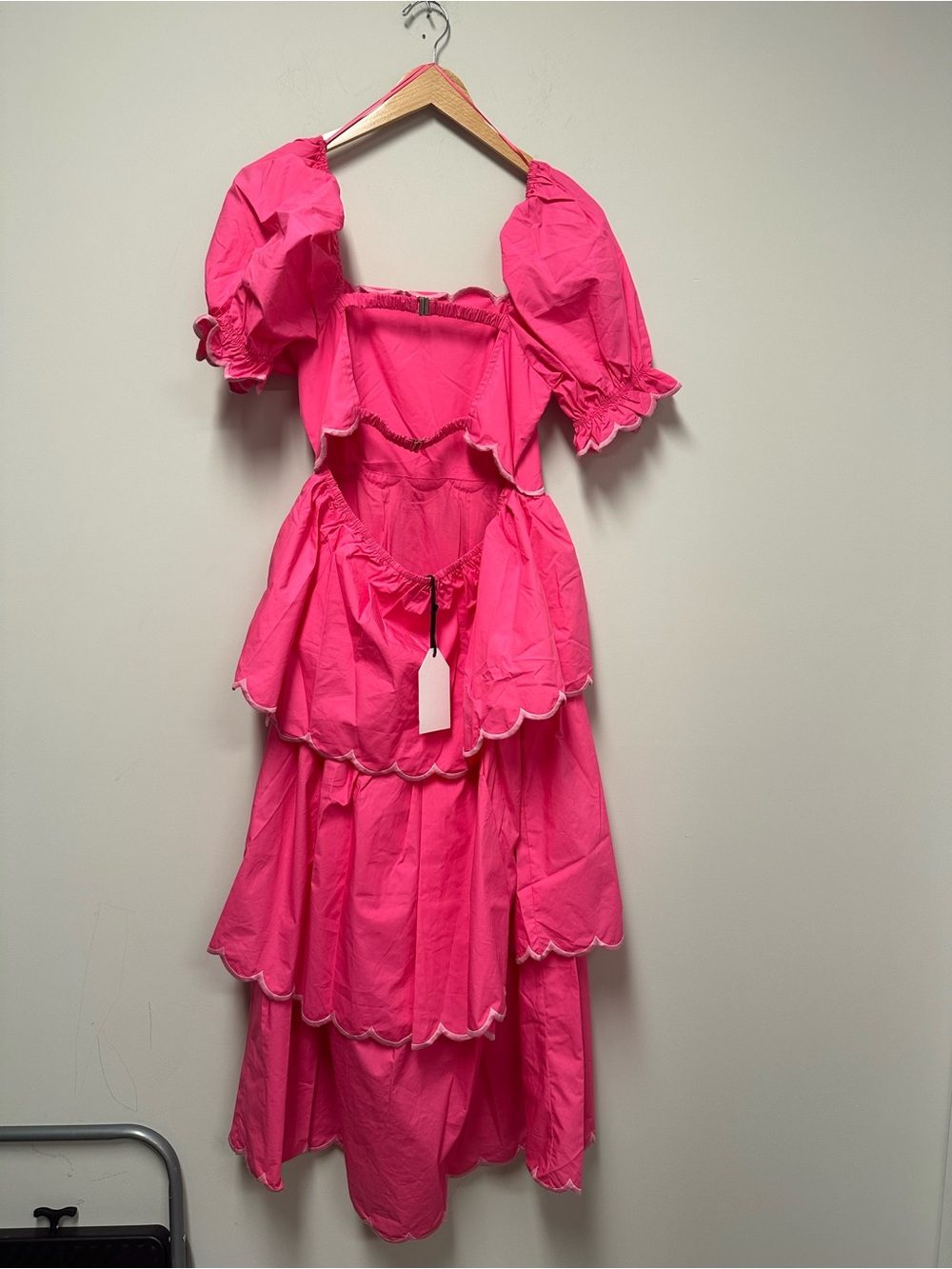 English Factory Hot Pink Off-Shoulder Dress - NWT - Picture 4 of 4